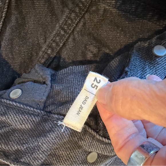 PacSun High-Rise Button Fly Distressed Straight Jeans β Size 25β - Picture 10 of 13